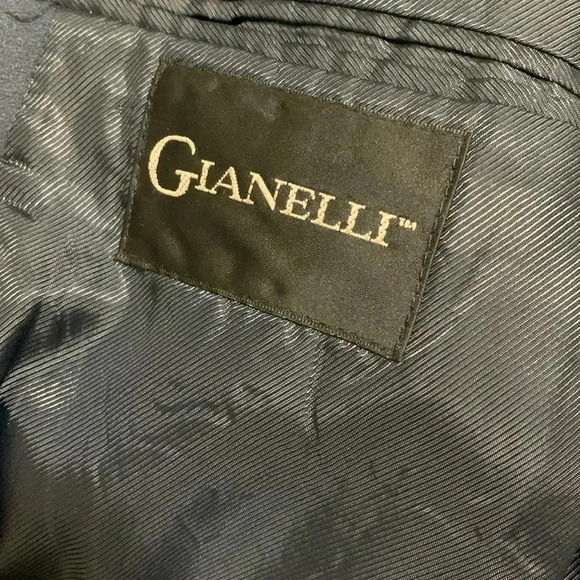 Men’s Gianelli Navy Suede Sports Coat Size 52L EUC - Picture 5 of 8